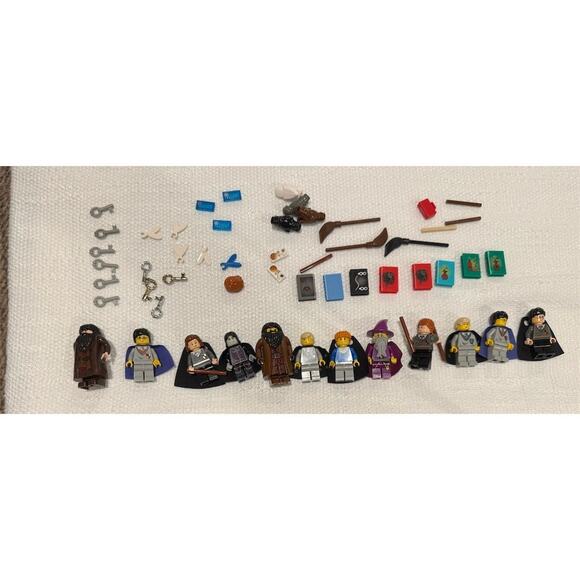 Lego Other - LEGO Harry Potter Minifigure Lot w/ Accessories 12 Figures Hagrid Harry
